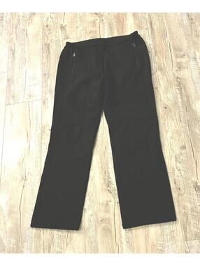 Women's Black Winter Coldweather Ski Pants with Zipper Pockets Size Extra Large